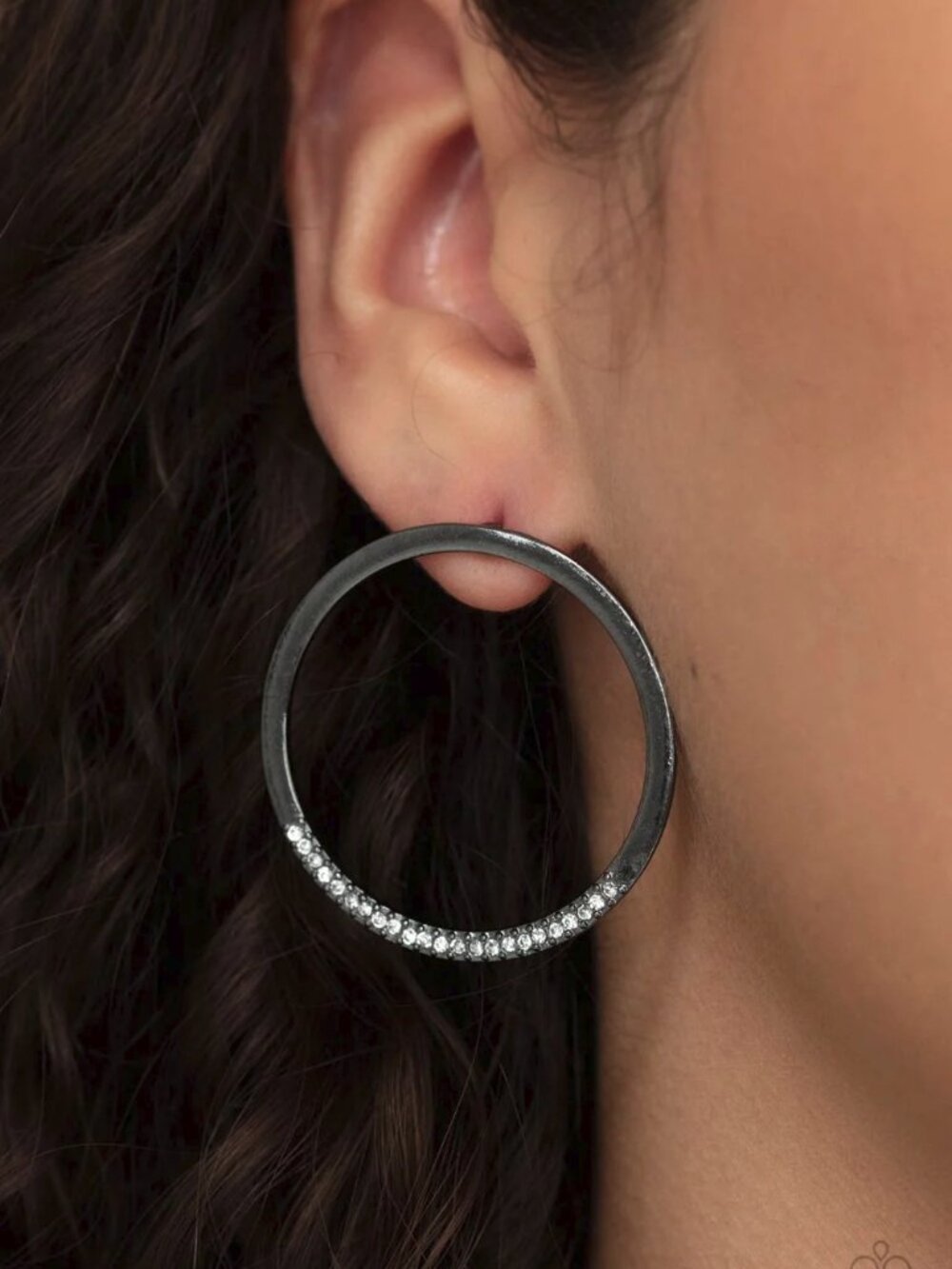 Paparazzi Jewelry Accessories - Spot On Opulence - Black Earrings - Vintage